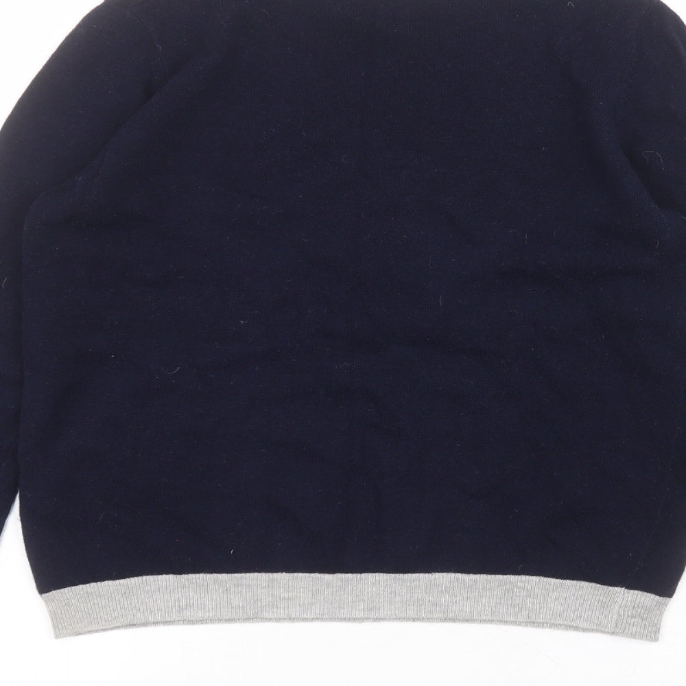 nice things Womens Blue Viscose Basic T-Shirt Size S Round Neck