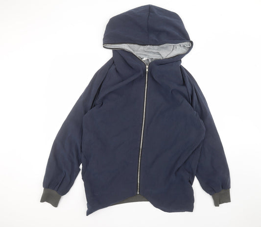 tessara Mens Blue Parka Coat Size M