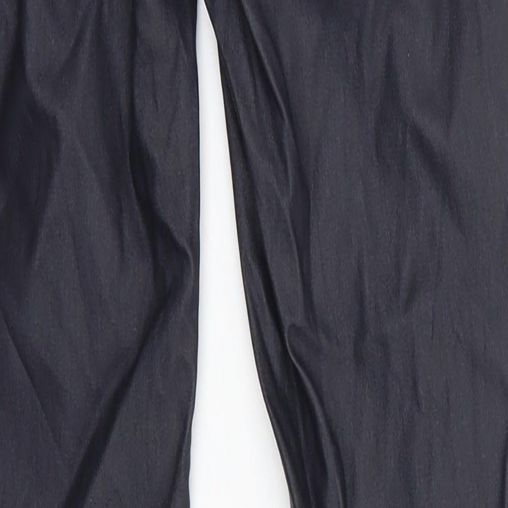 BYoung Womens Grey Jegging Trousers Size 27 in L31 in Regular - Skinny Subtle Sheen Deep Waistband