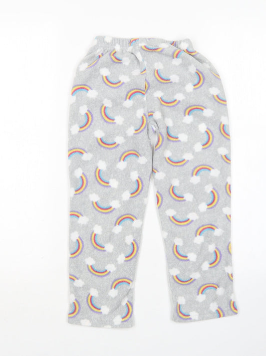 hullabaloo Girls Multicoloured Polyester Pyjama Pants Size 5-6 Years