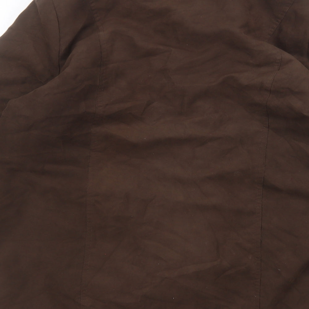 sarah hamilton Womens Brown Jacket Size 16