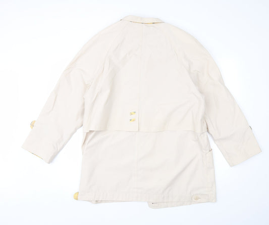 Berkertex Womens Beige Overcoat Jacket Size 14