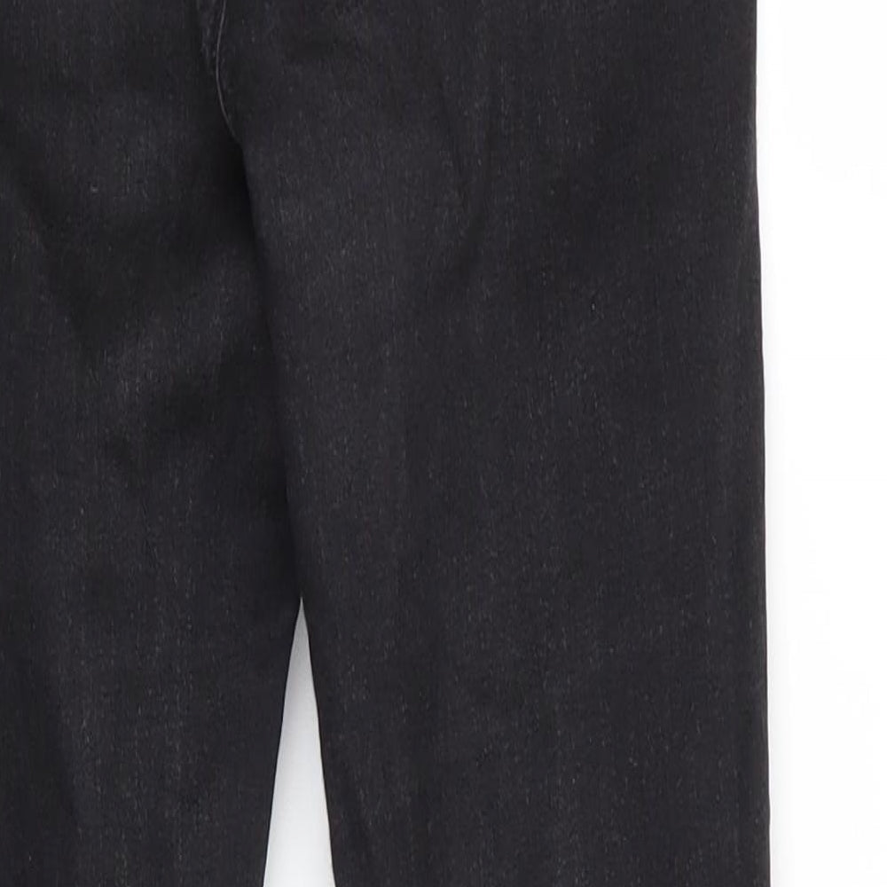 Topshop Mens Black Cotton Skinny Jeans Size 26 in L26 in Regular