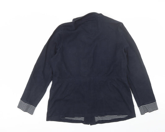 New England Womens Blue Jacket Size 16