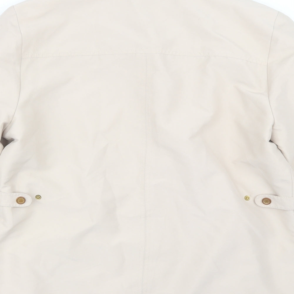 EWM Womens Beige Jacket Size 12