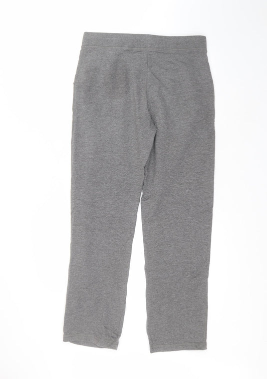 Matalan Womens Grey Cotton Sweatpants Trousers Size M L29 in Regular