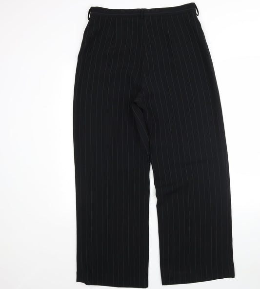 Principles Womens Multicoloured Striped Polyester Trousers Size 14 L29 in Regular