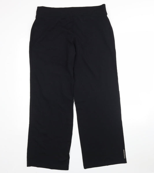 Pure Simple Sport Womens Black Sweatpants Trousers Size 14 L31 in Regular