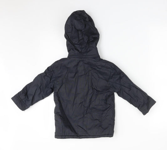 Matalan Boys Blue Overcoat Coat Size 2-3 Years
