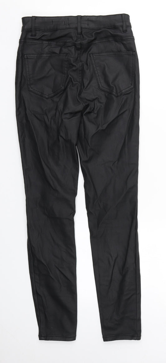 New Look Womens Black Viscose Skinny Jeans Size 8 L27 in Regular