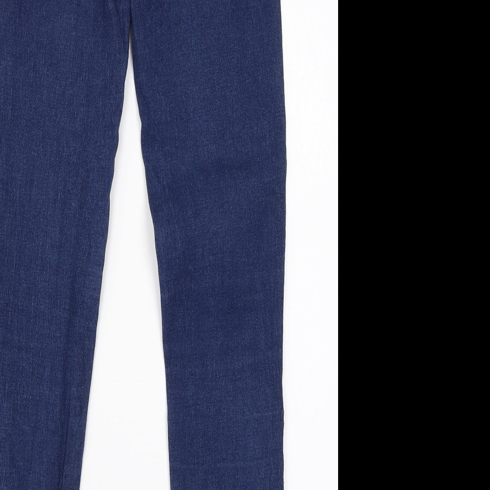Preworn Womens Blue Cotton Jegging Jeans Size 10 L29 in Regular