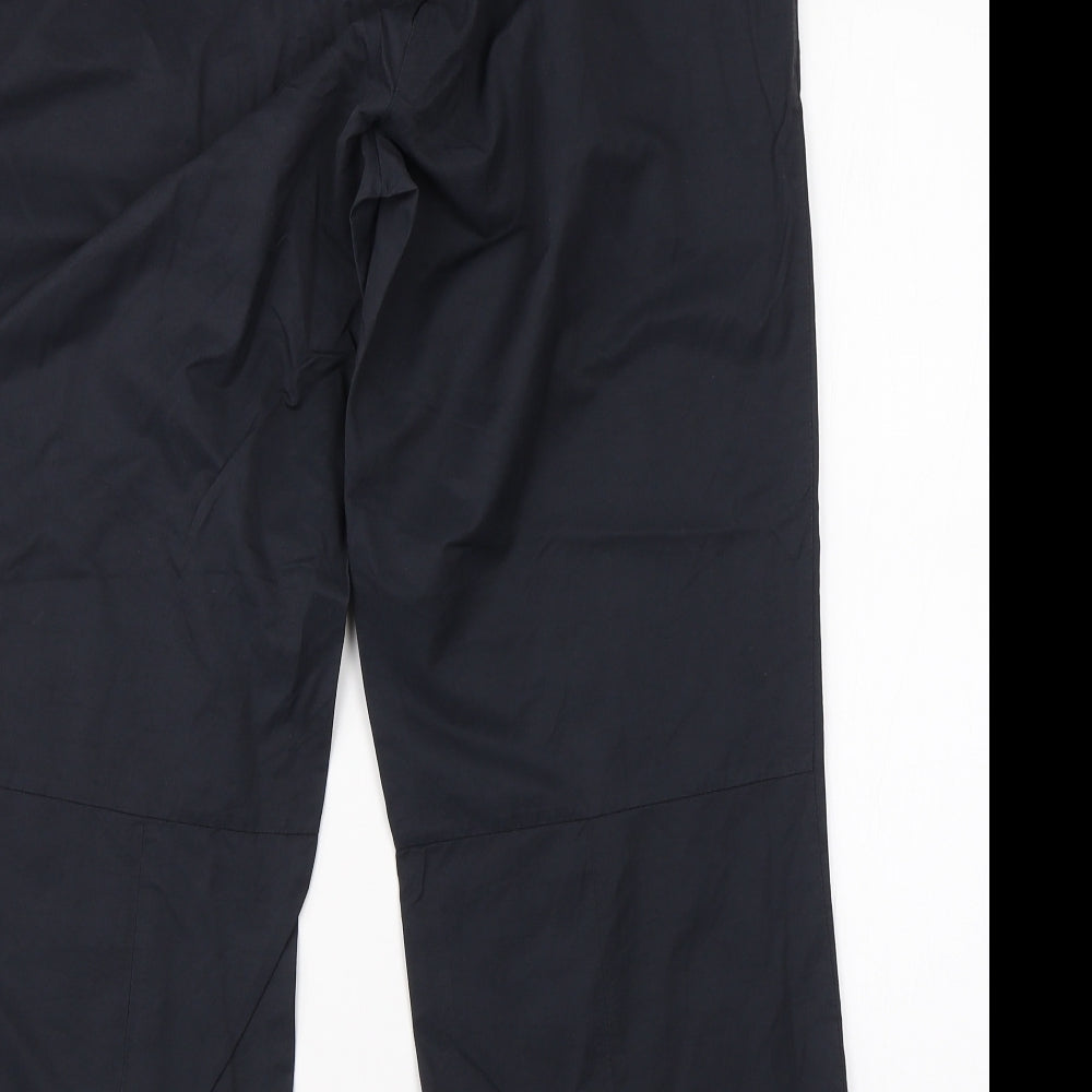 Oasis Womens Grey Cotton Trousers Size 30 in L23 in Regular