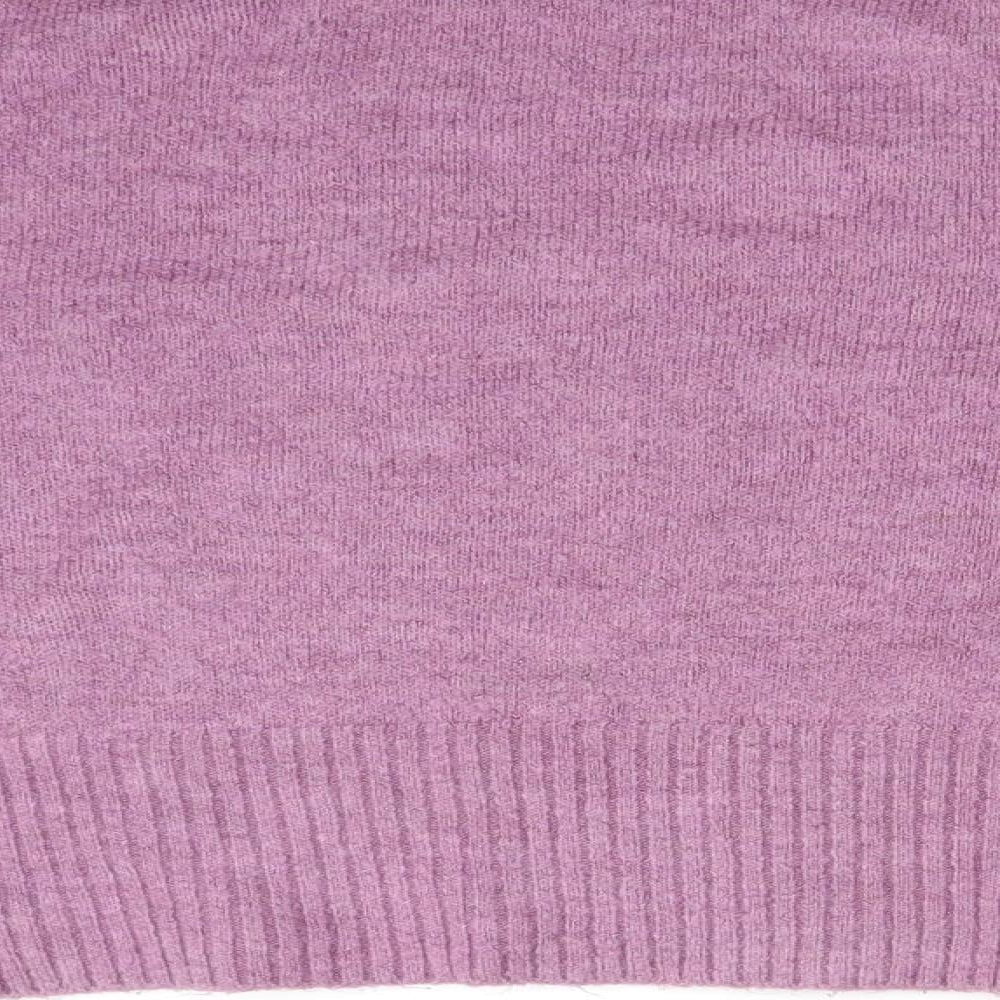 M&S Womens Purple Acrylic Pullover Sweatshirt Size L