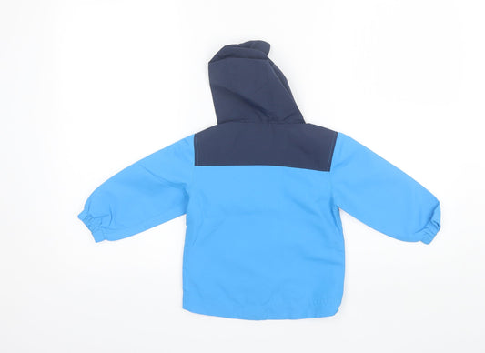 Urban Rascals Boys Blue Windbreaker Jacket Size 2 Years