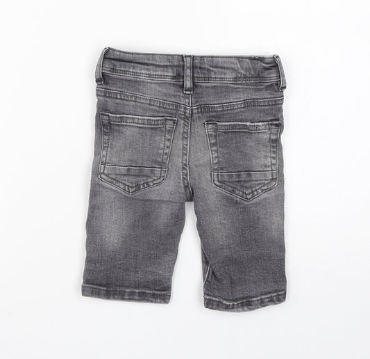 Denim Co Boys Grey Cotton Cropped Jeans Size 18-24 Months