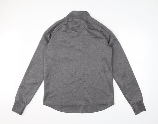 Preworn Womens Grey High Neck Polyester Pullover Jumper Size XL