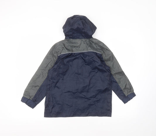 back to school Boys Blue Rain Coat Coat Size S