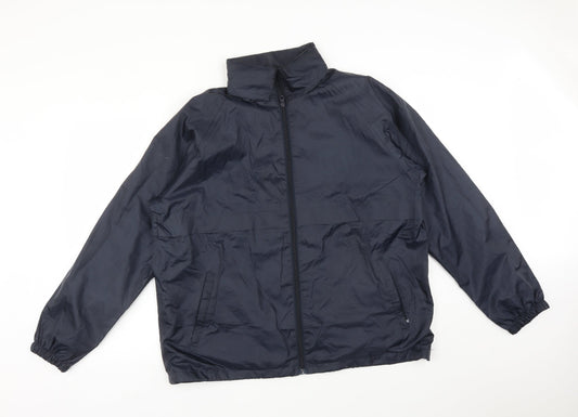 RESULT CORE Mens Blue Overcoat Coat Size M