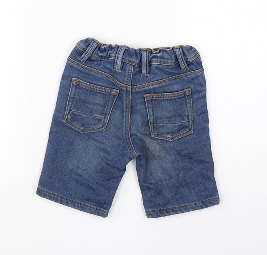 TU Baby Blue Cotton Cropped Jeans Size 12-18 Months