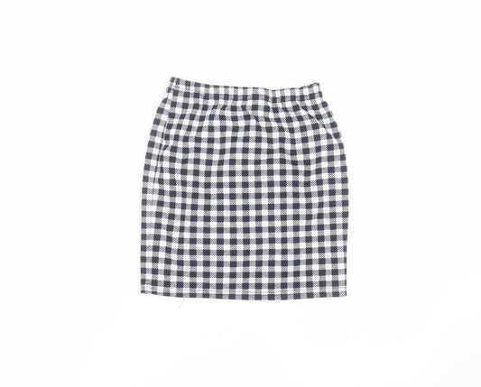 SheIn Girls White Cotton Mini Skirt Size 9 Years Regular