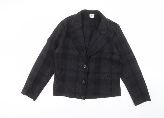 Womens UK Size 14 Lee Cooper Black Polyester Jacket