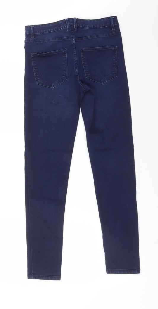 ESMARA Womens Blue Cotton Skinny Jeans Size 30 L29 in Regular