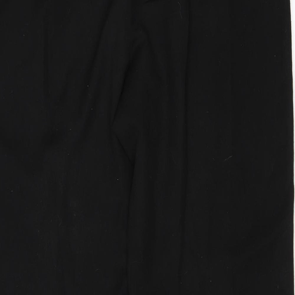 NEXT Womens Black Polyester Dress Pants Trousers Size 14 L28 in Regular