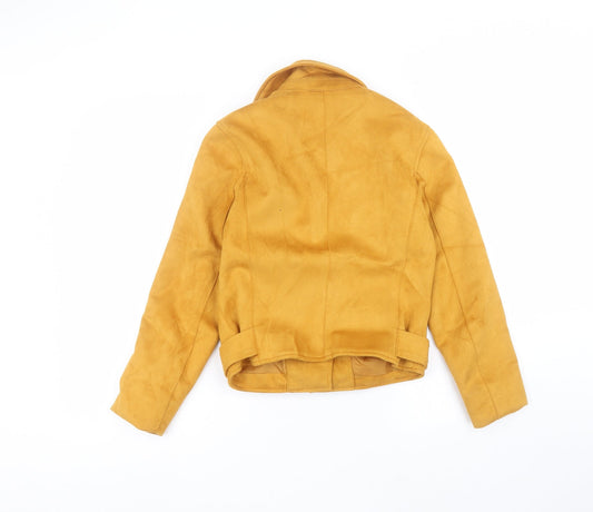New Look Womens Orange Jacket Size 8