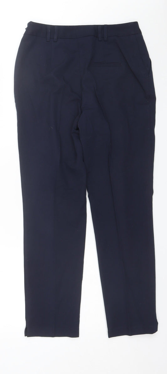 Dorothy Perkins Womens Blue Polyester Dress Pants Trousers Size 8 L27 in Regular