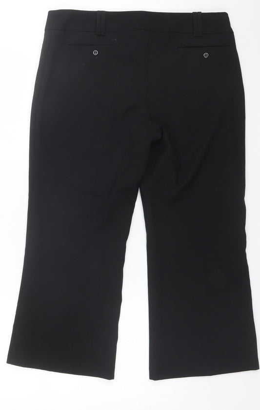MK One Womens Black Polyester Dress Pants Trousers Size 34 in L22 in Regular