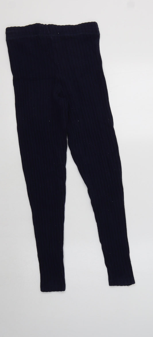 Jumpers Womens Blue Cotton Jegging Trousers Size M L27 in Regular