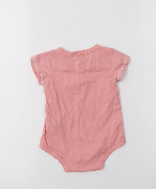 Reebok Baby Pink Cotton Romper One-Piece Size 6-9 Months