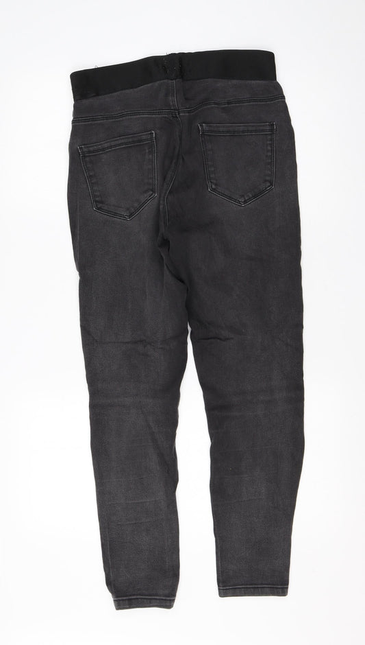 George Womens Black Cotton Jegging Jeans Size 12 L25 in Regular