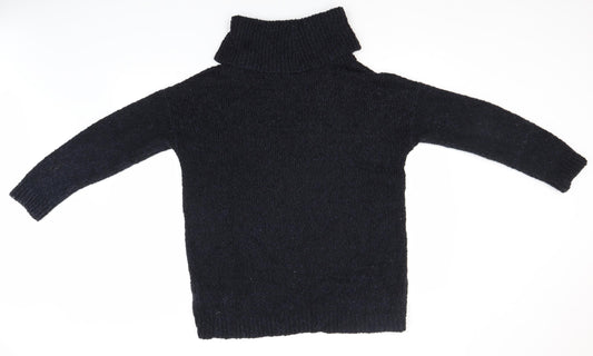Wallis Womens Red Roll Neck Nylon Pullover Jumper Size M