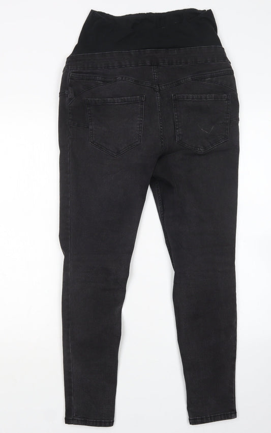 New Look Womens Black Cotton Jegging Jeans Size 10 L27 in Regular