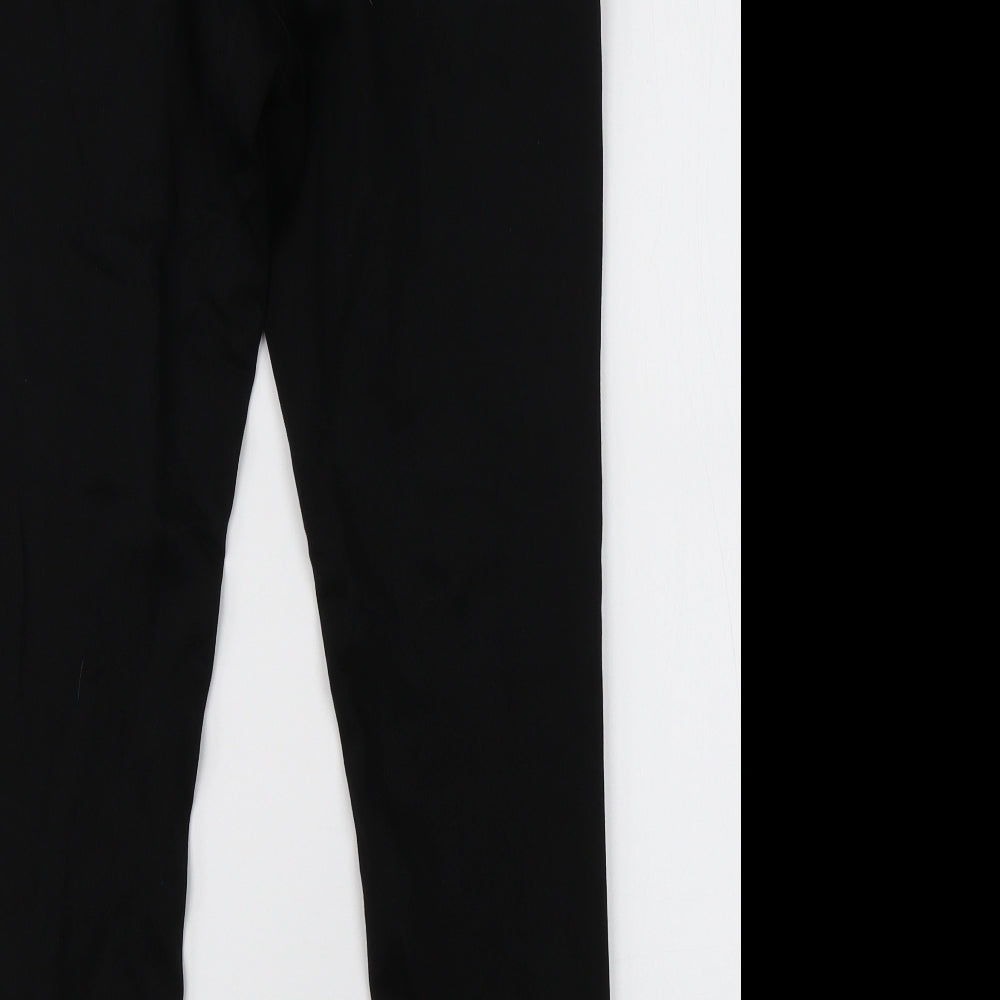 NEXT Womens Black Cotton Skinny Jeans Size 12 L26 in Regular
