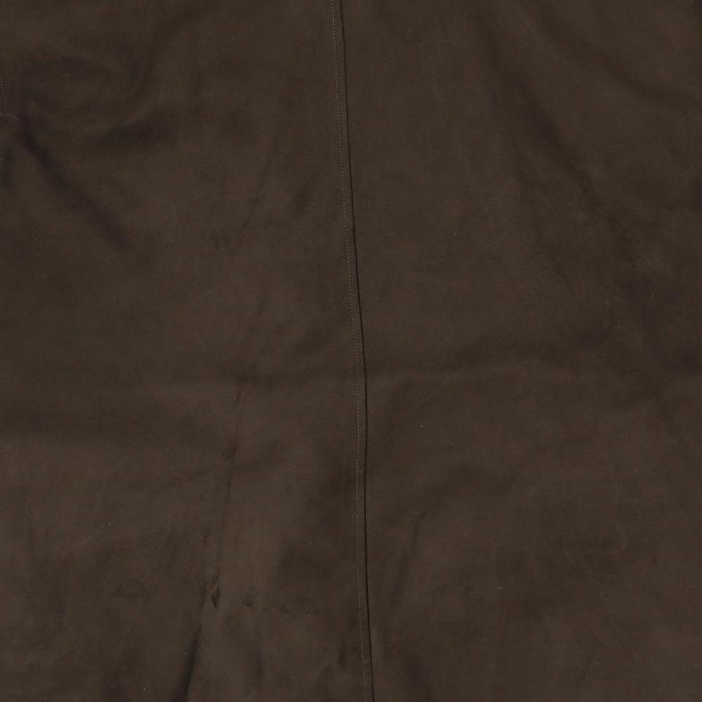 Marks and Spencer Womens Brown Overcoat Jacket Size L