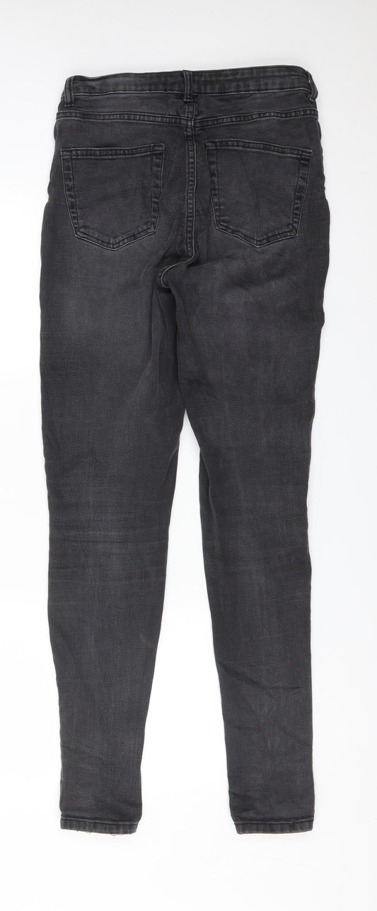 DENIM CO Womens Black Cotton Skinny Jeans Size 12 L31 in Regular