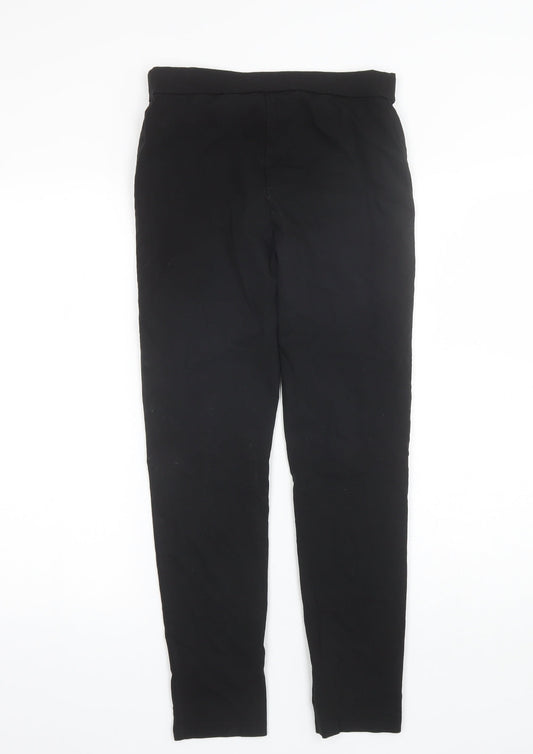 George Girls Black Viscose Dress Pants Trousers Size 13-14 Years Regular