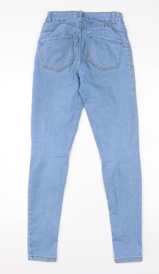 Denim Co Womens Blue Cotton Skinny Jeans Size 6 L28 in Regular