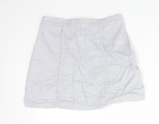 DENIM CO Womens Grey Cotton Straight & Pencil Skirt Size 10
