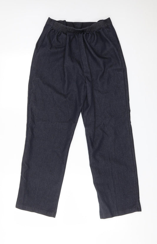 Amber Womens Blue Jeans Size 14 L26 in Regular