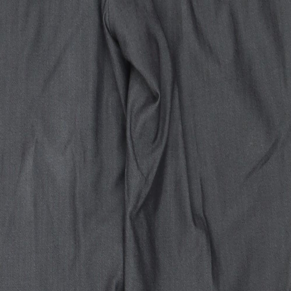 Very Womens Grey Polyester Dress Pants Trousers Size 34 in L30 in Regular