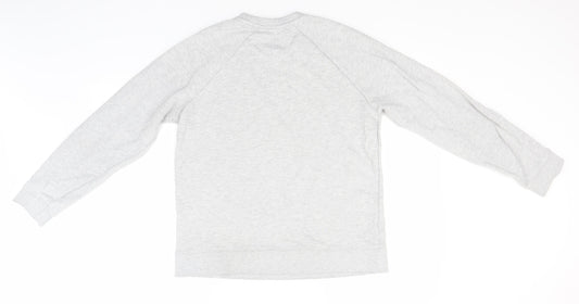 ASOS Mens Grey Round Neck Polyester Pullover Jumper Size L