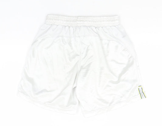 Macron Boys White Polyester Utility Shorts