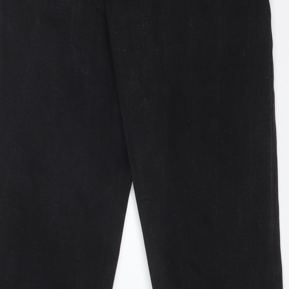 DENIM CO Womens Black Cotton Skinny Jeans Size 8 L28 in Regular