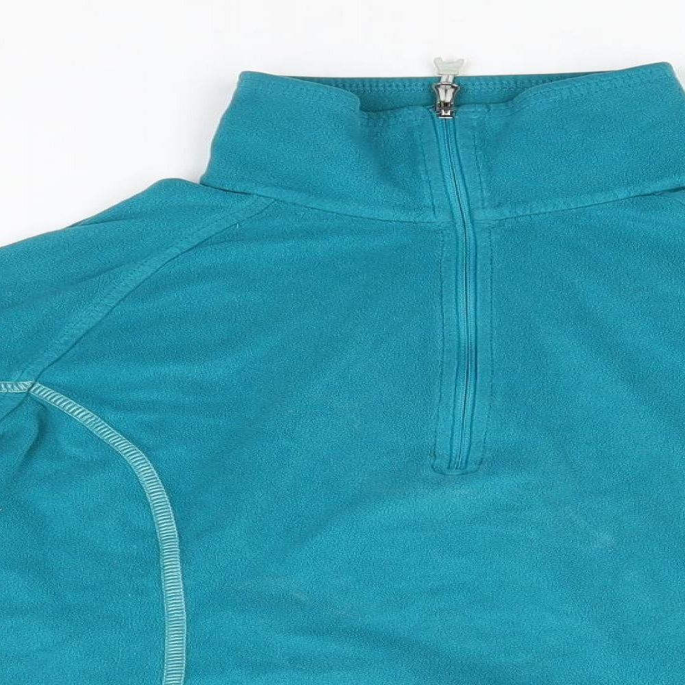 Mountain Hardwear Womens Blue Crew Neck Polyester Pullover Jumper Size S