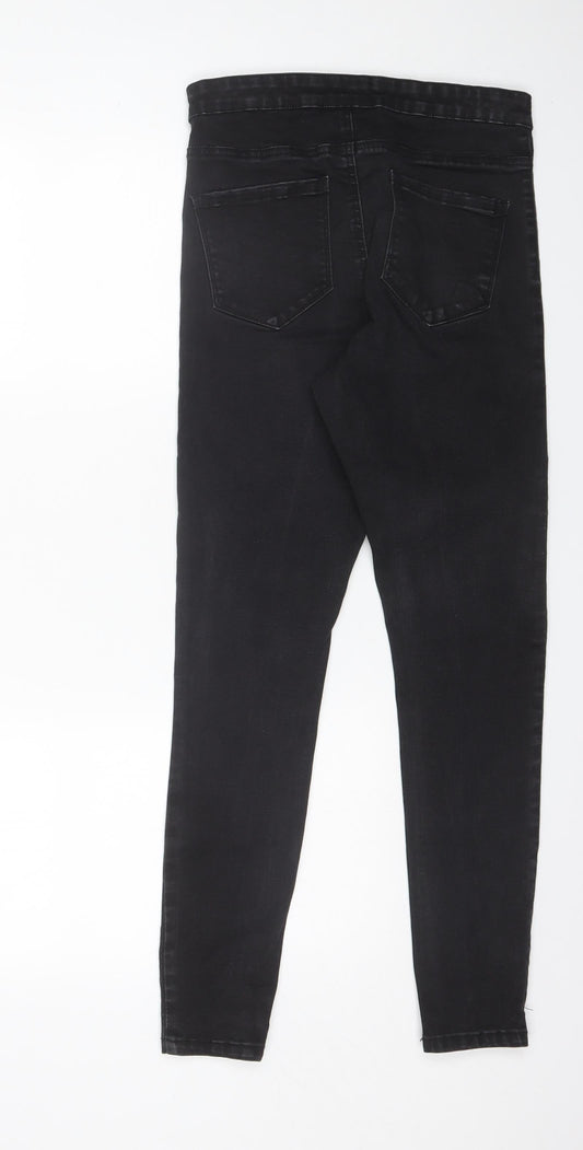 Denim Co Womens Black Cotton Skinny Jeans Size 12 L28 in Regular