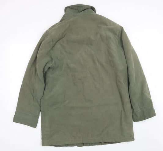 Bonmarche Womens Green Overcoat Jacket Size M