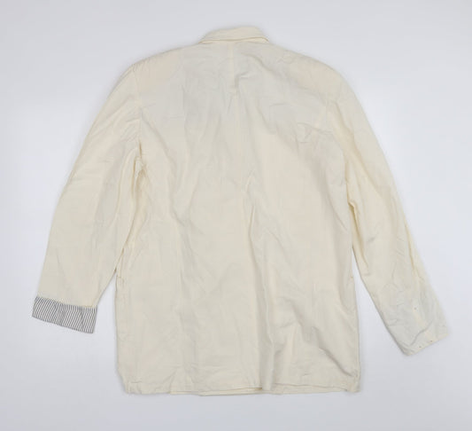 Oasis Womens Ivory Jacket Size L